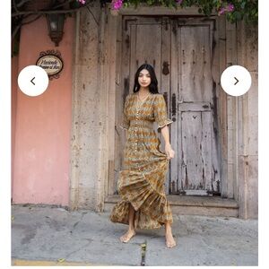 The Fox and the Mermaid Tatiana Maxi Dress Small